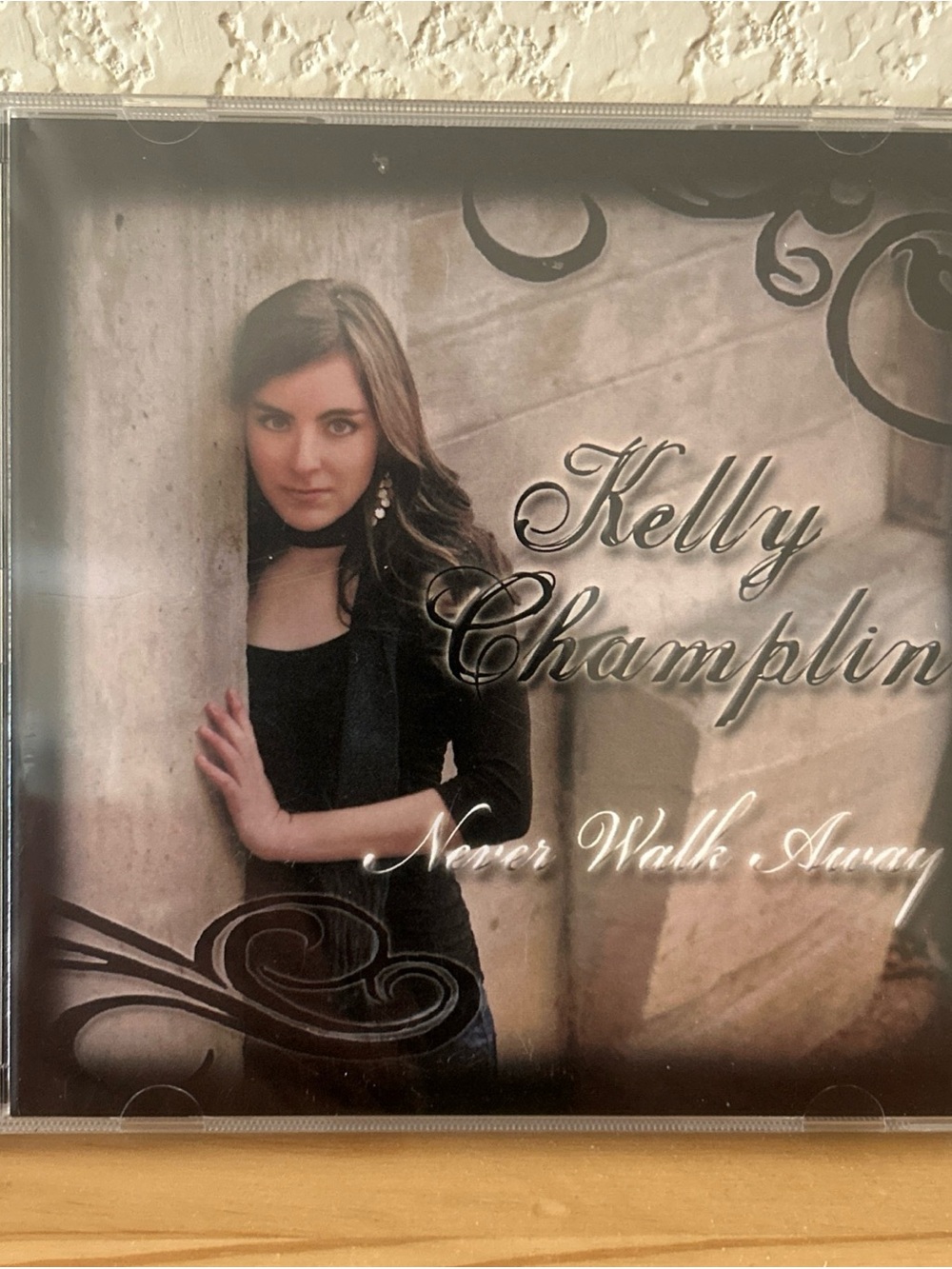 Kelly Champlin "Never Walk Away" CD - Black Cover